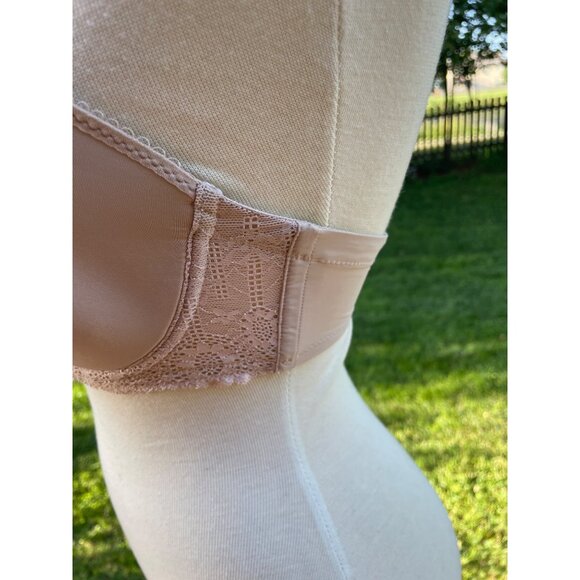 Simone Perele Strapless Lace Bra 32E Nude France - Picture 3 of 9